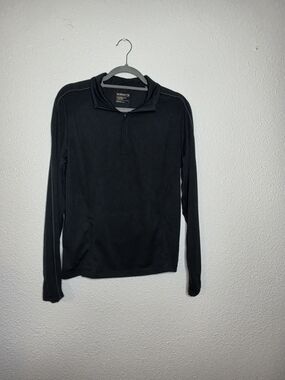 Mondetta Men's Black Long-Sleeve Quarter-Zip Pullover
